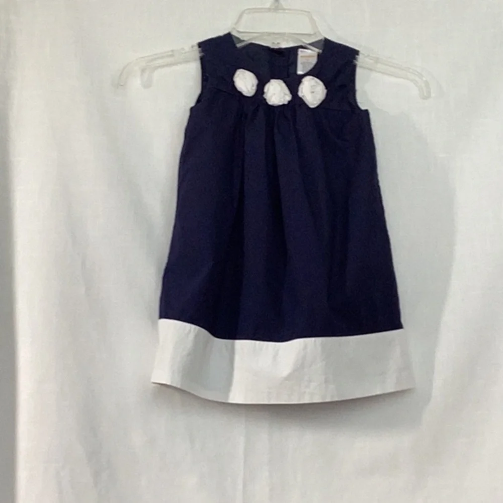 Gymboree size 2 navy and white girls dress